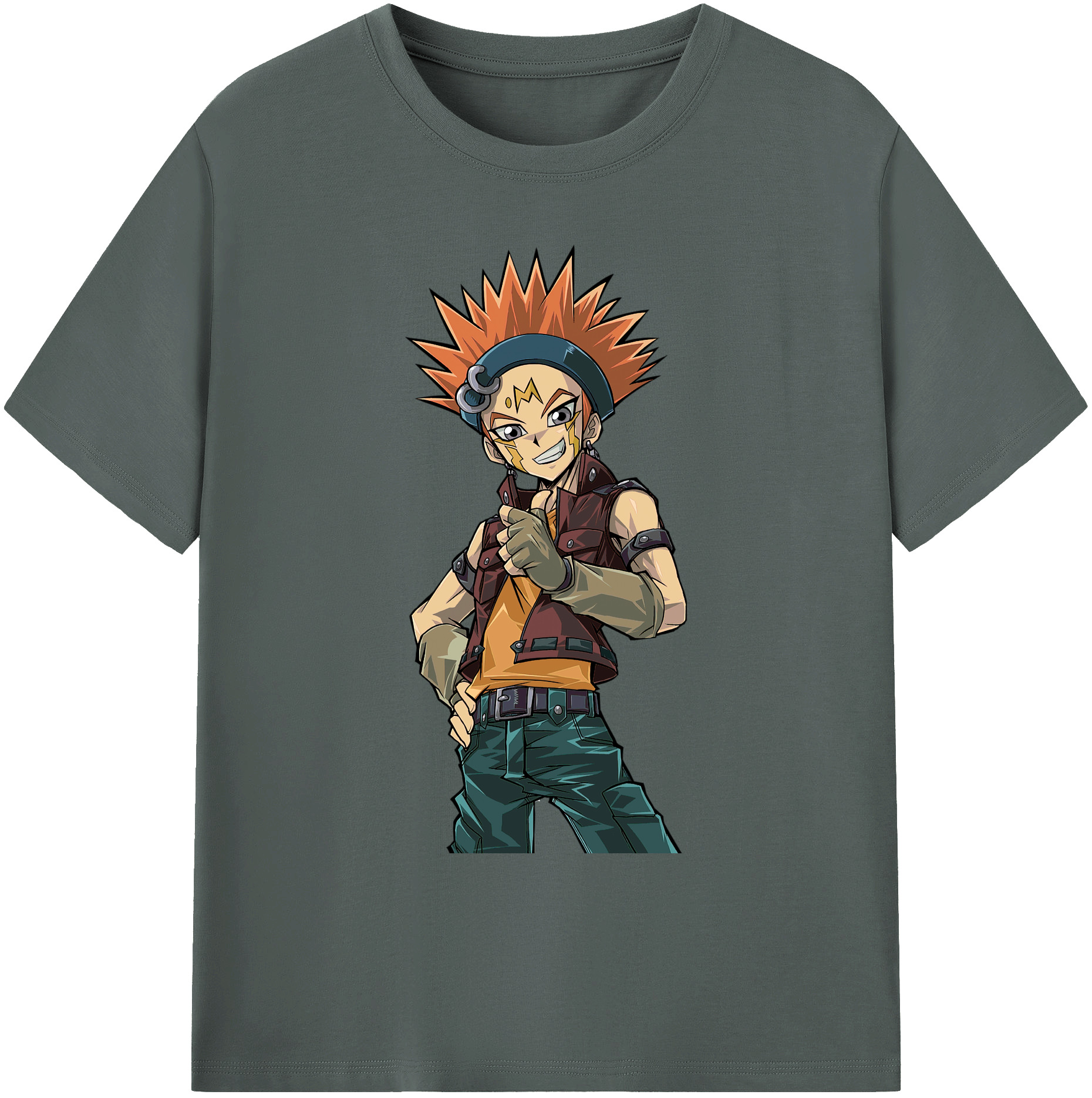 （画像用） 遊☆戯☆王 Yu-Gi-Oh! 綿100％ メンズ半袖Tシャツ｜肌触りやわらか＆通気性